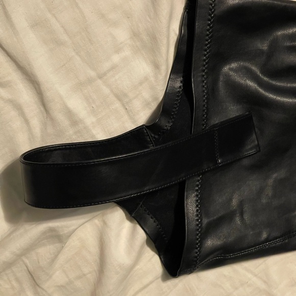 Azalea Wang Black Thigh High Boots. Size 9 - Picture 2 of 8